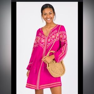 Savana Jane dress pink‎ size small boho